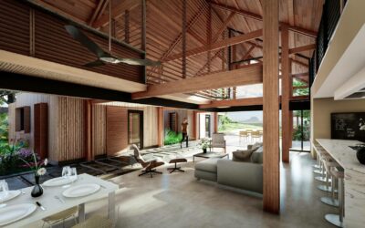 MAGNIFIQUE DEMEURE D&rsquo;EXCEPTION AVEC VUE A COUPER LE SOUFFLE SUR LE MORNE ET SON LAGON